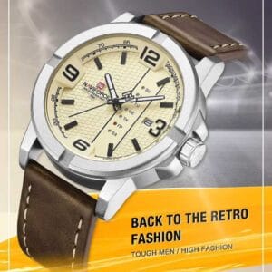 Naviforce 9177 L – Silver Brown